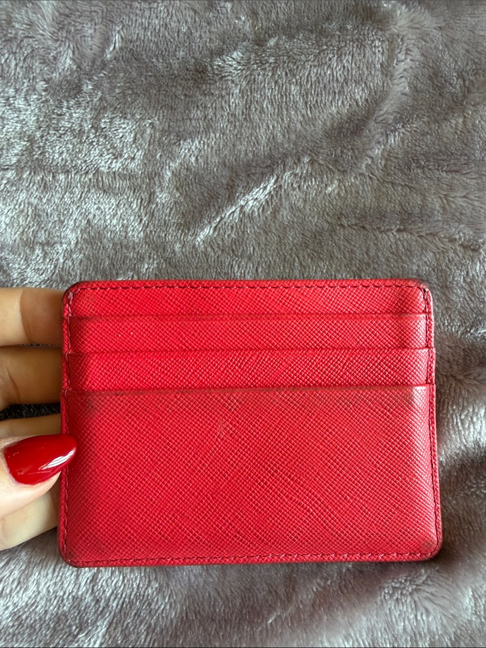 Henri Bendel leather card holder